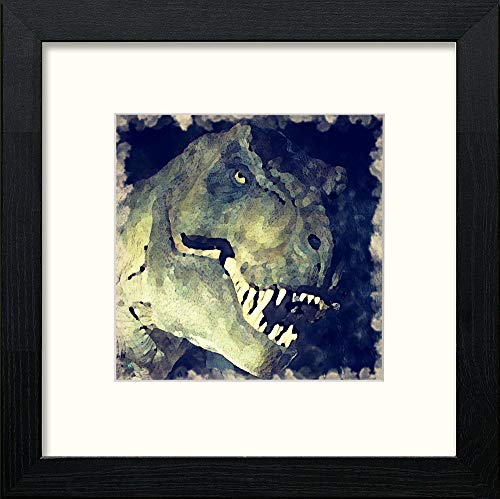 lumartos Jurasic Park – Black Wood Frame Wall Art – Framed Wall Art Print by Lumartos Premium Home Décor