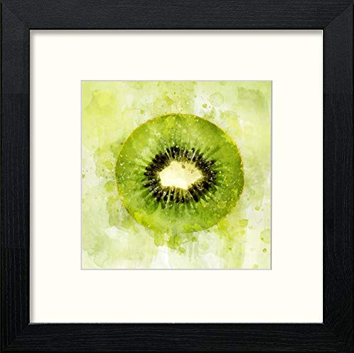 lumartos Kiwi – Black Wood Frame Wall Art – Framed Wall Art Print by Lumartos Premium Home Décor