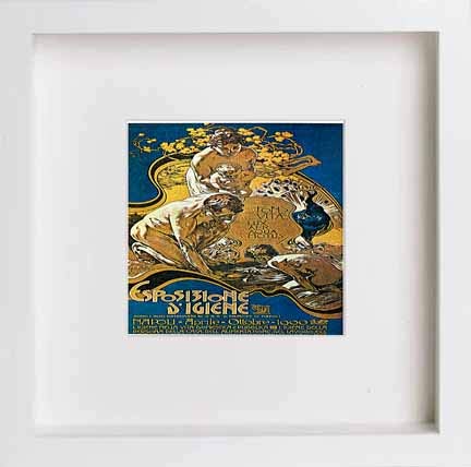 lumartos L000899-white-23x23 – White Frame Wall Art – Framed Wall Art Print by Lumartos Premium Home Décor