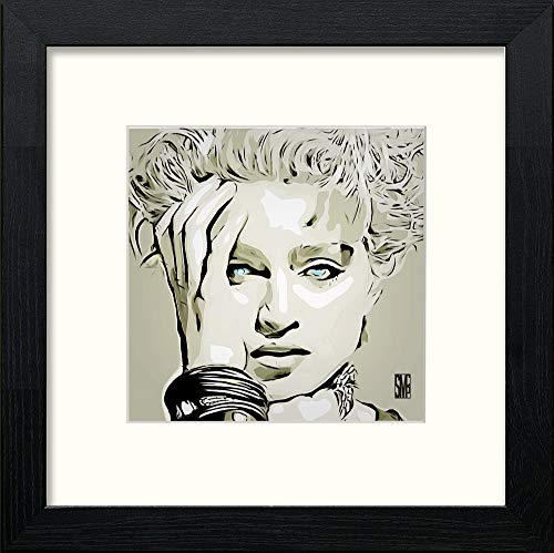 lumartos Madonna – Black Wood Frame Wall Art – Framed Wall Art Print by Lumartos Premium Home Décor