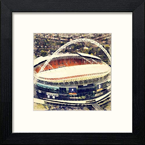 lumartos New Wembley – Black Wood Frame Wall Art – Framed Wall Art Print by Lumartos Premium Home Décor
