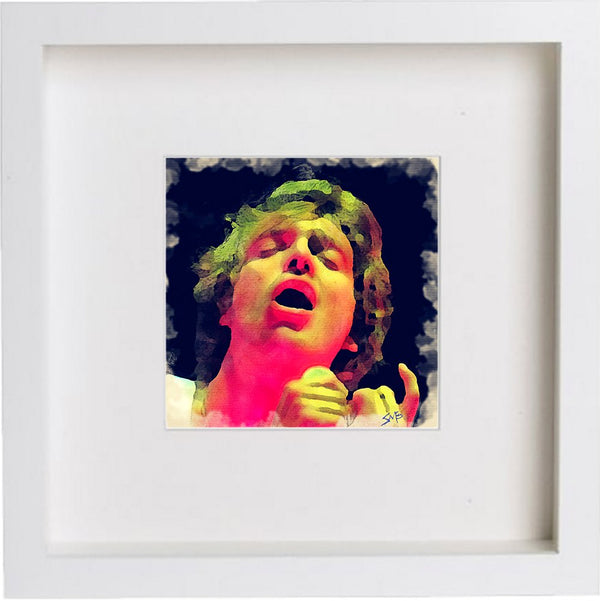 lumartos Paulo Nutini 168 – White Frame Wall Art – Framed Wall Art Print by Lumartos Premium Home Décor