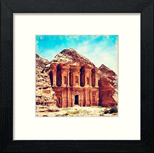 lumartos Petra – Black Wood Frame Wall Art – Framed Wall Art Print by Lumartos Premium Home Décor