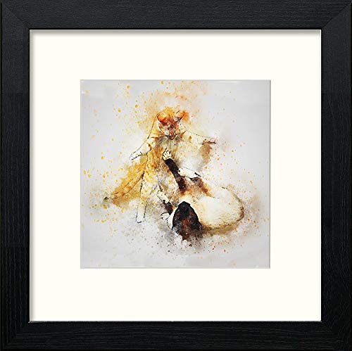 lumartos Play Time – Black Wood Frame Wall Art – Framed Wall Art Print by Lumartos Premium Home Décor