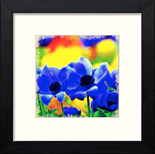 lumartos Poppies – Black Wood Frame Wall Art – Framed Wall Art Print by Lumartos Premium Home Décor