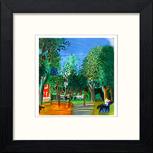 lumartos Poster Vintage Paris Painting Ii – Black Wood Frame Wall Art – Framed Wall Art Print by Lumartos Premium Home Décor