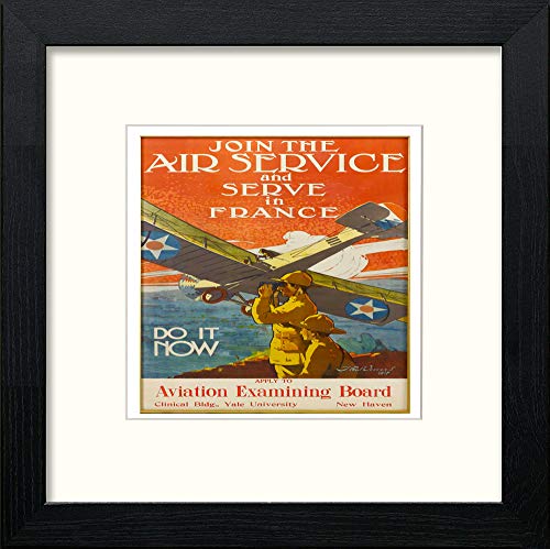 lumartos Poster Vintage Serve France – Black Wood Frame Wall Art – Framed Wall Art Print by Lumartos Premium Home Décor