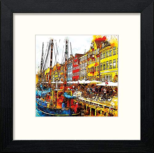 lumartos Prepare For Sea – Black Wood Frame Wall Art – Framed Wall Art Print by Lumartos Premium Home Décor