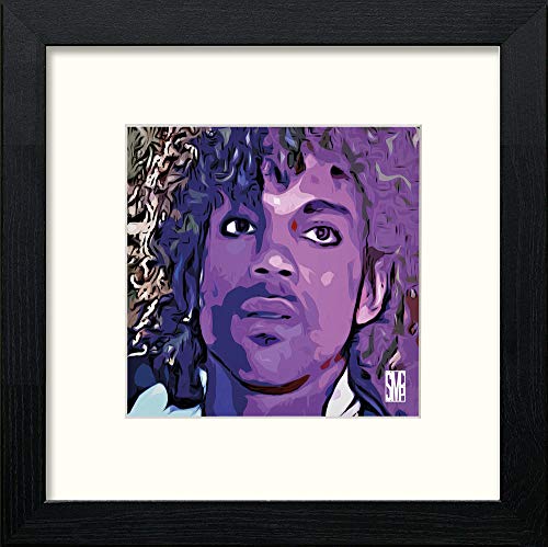 lumartos Prince – Black Wood Frame Wall Art – Framed Wall Art Print by Lumartos Premium Home Décor