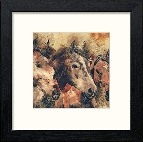 lumartos Ride On – Black Wood Frame Wall Art – Framed Wall Art Print by Lumartos Premium Home Décor