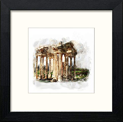 lumartos Roma – Black Wood Frame Wall Art – Framed Wall Art Print by Lumartos Premium Home Décor