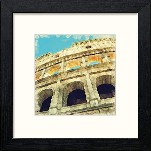 lumartos Rome Collesium – Black Wood Frame Wall Art – Framed Wall Art Print by Lumartos Premium Home Décor