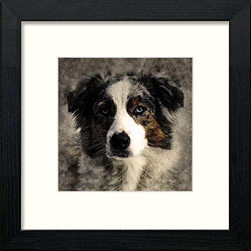 lumartos Shep – Black Wood Frame Wall Art – Framed Wall Art Print by Lumartos Premium Home Décor