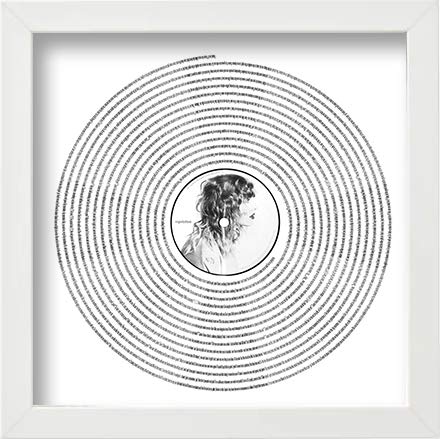 lumartos Taylor Swift Reputation Album Song Lyrics Vinyl Record Contemporary Wall Art Home Decor Framed Print – Framed Wall Art Print by Lumartos Premium Home Décor