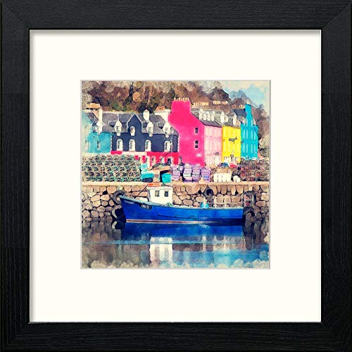 lumartos Tobermory – Black Wood Frame Wall Art – Framed Wall Art Print by Lumartos Premium Home Décor