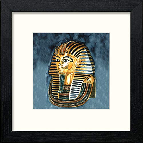 lumartos Tutankhamun – Black Wood Frame Wall Art – Framed Wall Art Print by Lumartos Premium Home Décor