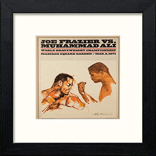 lumartos Vintage Fraser V Ali Poster – Black Wood Frame Wall Art – Framed Wall Art Print by Lumartos Premium Home Décor