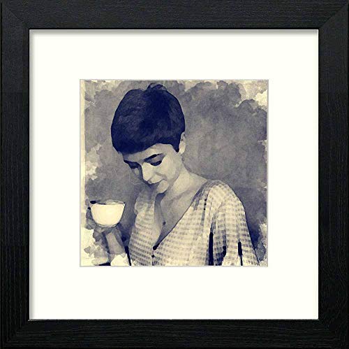 lumartos Vintage Ink And Sketch Study – Black Wood Frame Wall Art – Framed Wall Art Print by Lumartos Premium Home Décor