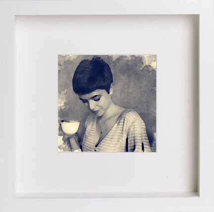 lumartos Vintage Ink And Sketch Study – White Frame Wall Art – Framed Wall Art Print by Lumartos Premium Home Décor