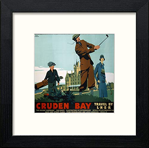 lumartos Vintage Izarra Poster – Black Wood Frame Wall Art – Framed Wall Art Print by Lumartos Premium Home Décor