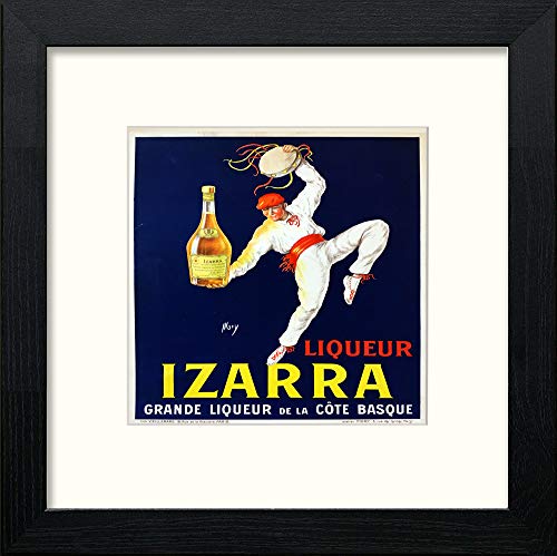 lumartos Vintage Izarra Poster – Black Wood Frame Wall Art – Framed Wall Art Print by Lumartos Premium Home Décor