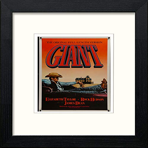 lumartos Vintage James Dean Giant Poster – Black Wood Frame Wall Art – Framed Wall Art Print by Lumartos Premium Home Décor