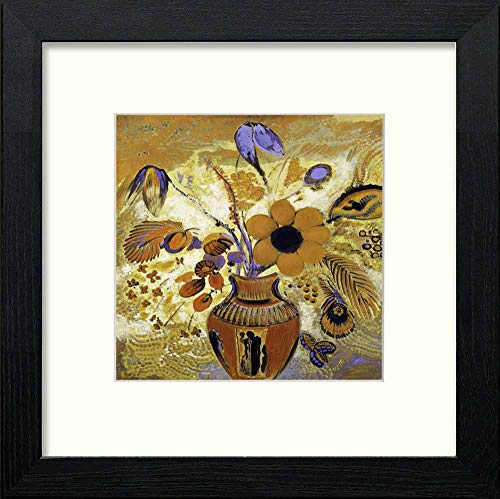 lumartos Vintage Japanese Vase – Black Wood Frame Wall Art – Framed Wall Art Print by Lumartos Premium Home Décor