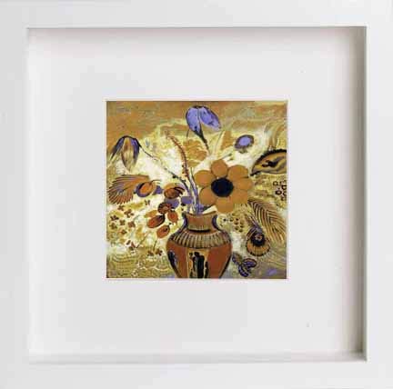 lumartos Vintage Japanese Vase – White Frame Wall Art – Framed Wall Art Print by Lumartos Premium Home Décor