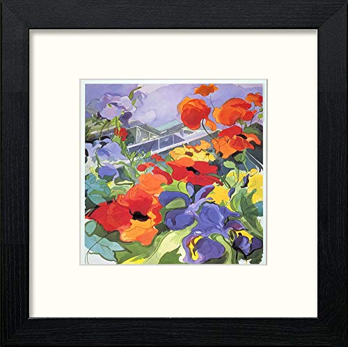 lumartos Vintage Kew Poster – Black Wood Frame Wall Art – Framed Wall Art Print by Lumartos Premium Home Décor