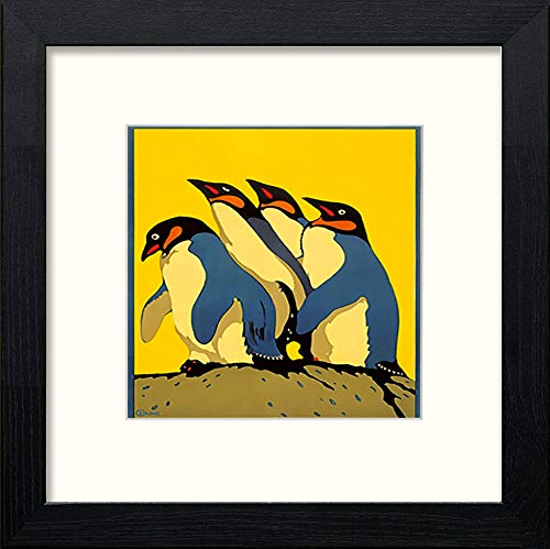 lumartos Vintage London Zoo Poster – Black Wood Frame Wall Art – Framed Wall Art Print by Lumartos Premium Home Décor