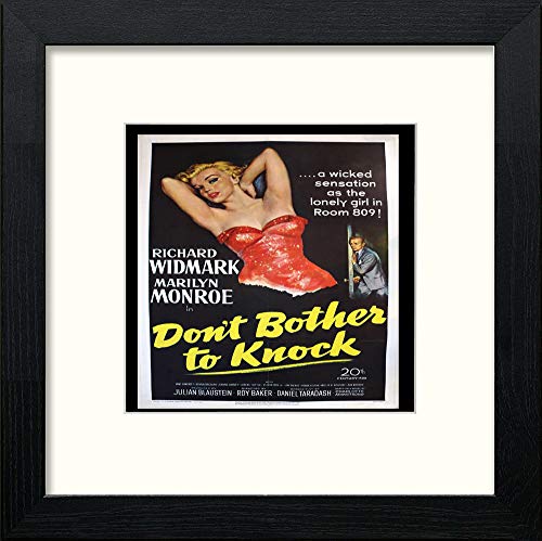 lumartos Vintage Movie Marlyn Poster – Black Wood Frame Wall Art – Framed Wall Art Print by Lumartos Premium Home Décor