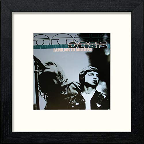 lumartos Vintage Oasis Poster – Black Wood Frame Wall Art – Framed Wall Art Print by Lumartos Premium Home Décor