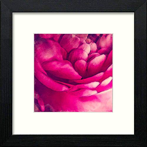 lumartos Vintage Petals – Black Wood Frame Wall Art – Framed Wall Art Print by Lumartos Premium Home Décor