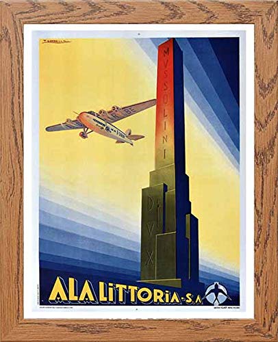 lumartos Vintage Poster Air Afrique – Framed Wall Art Print by Lumartos Premium Home Décor