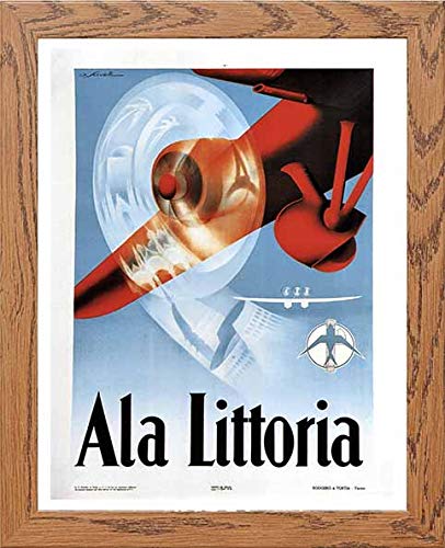 lumartos Vintage Poster Air Afrique – Framed Wall Art Print by Lumartos Premium Home Décor