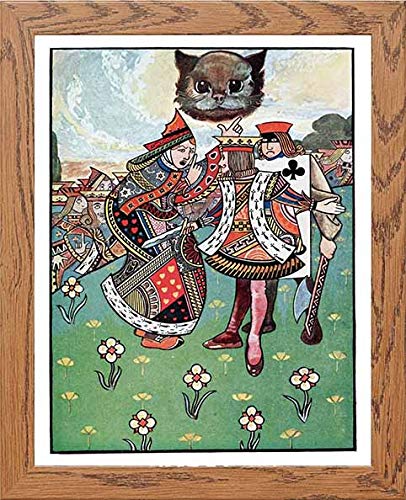 lumartos Vintage Poster Alice's Adventures – Framed Wall Art Print by Lumartos Premium Home Décor