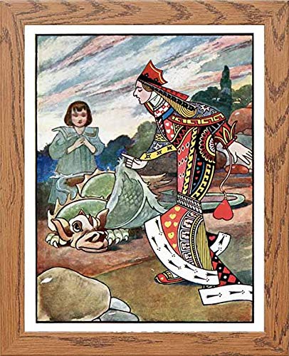lumartos Vintage Poster Alice's Adventures – Framed Wall Art Print by Lumartos Premium Home Décor