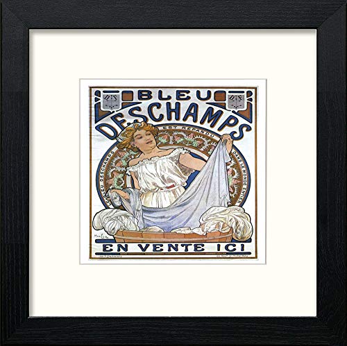 lumartos Vintage Poster Alphonse Mucha (69) – Black Wood Frame Wall Art – Framed Wall Art Print by Lumartos Premium Home Décor