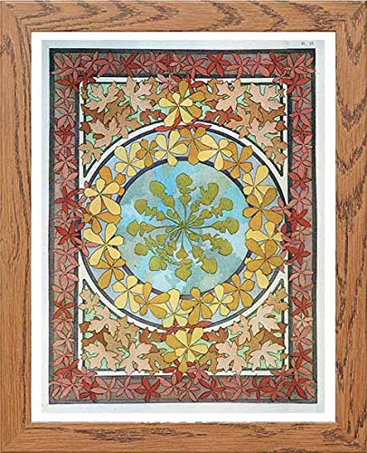 lumartos Vintage Poster Alphonse Mucha Documents Dcoratifs 1902b – Wood Fram – Framed Wall Art Print by Lumartos Premium Home Décor