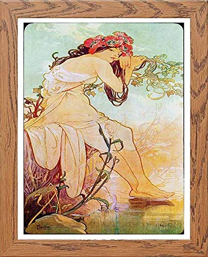 lumartos Vintage Poster Alphonse Mucha Etesummer 1896 – Framed Wall Art Print by Lumartos Premium Home Décor