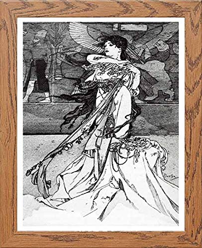 lumartos Vintage Poster Alphonse Mucha – Framed Wall Art Print by Lumartos Premium Home Décor