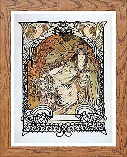 lumartos Vintage Poster Alphonse Mucha – Framed Wall Art Print by Lumartos Premium Home Décor