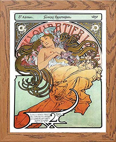 lumartos Vintage Poster Alphonse Mucha – Framed Wall Art Print by Lumartos Premium Home Décor