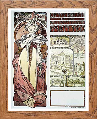 lumartos Vintage Poster Alphonse Mucha – Framed Wall Art Print by Lumartos Premium Home Décor