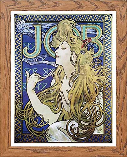 lumartos Vintage Poster Alphonse Mucha Job 1896 – Framed Wall Art Print by Lumartos Premium Home Décor