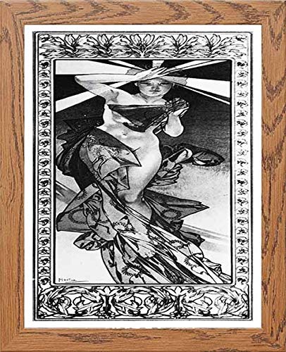 lumartos Vintage Poster Alphonse Mucha L Etoile Du Matinmorning Star Panneau – Framed Wall Art Print by Lumartos Premium Home Décor