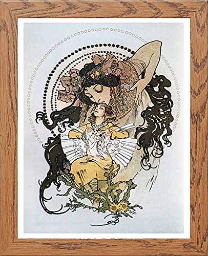lumartos Vintage Poster Alphonse Mucha Lsee Princesse De Tripoli 1897c – Woo – Framed Wall Art Print by Lumartos Premium Home Décor