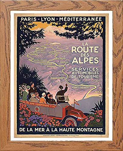 lumartos Vintage Poster Alps Vintage Travel Posters – Framed Wall Art Print by Lumartos Premium Home Décor