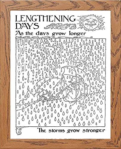 lumartos Vintage Poster Big Book Of Nursery Rhymes – Framed Wall Art Print by Lumartos Premium Home Décor