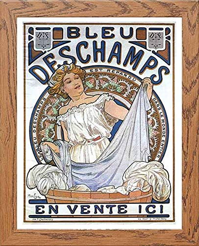 lumartos Vintage Poster Bleu Deschamps Roman Greek – Framed Wall Art Print by Lumartos Premium Home Décor